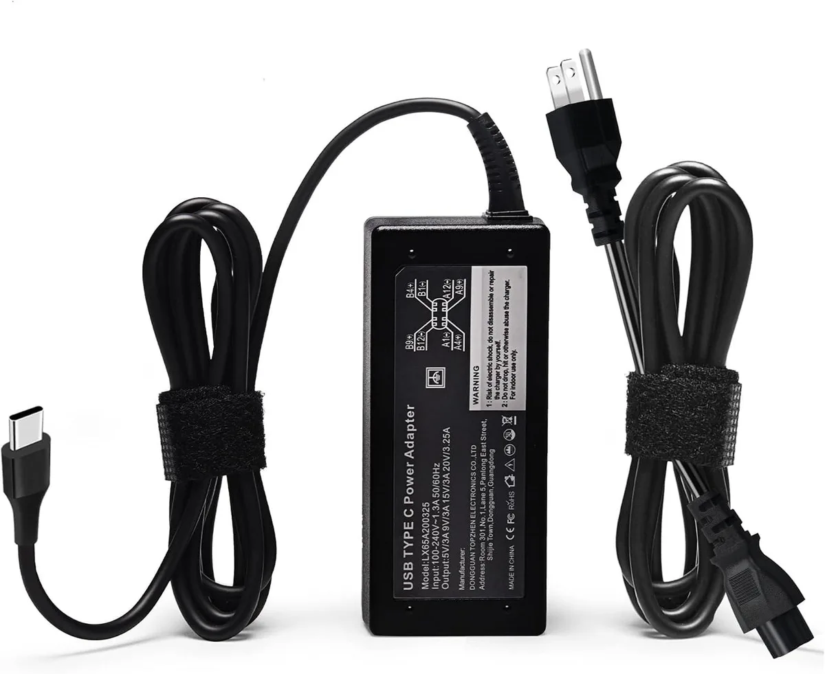 FLEANE FLEANE 65W USB-C Charger for Latitude Chromebook XPS — product photo