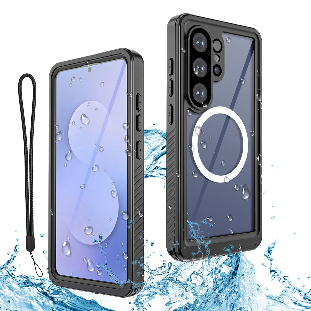 BONAEVER BONAEVER Waterproof Case Samsung Galaxy S26 Ultra MagSafe IP68 Black — product photo