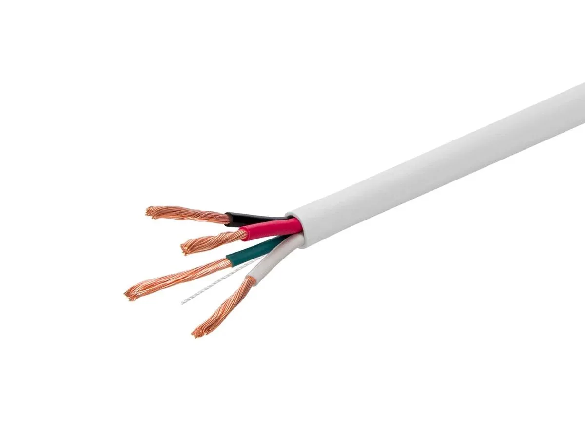 Monoprice Inc. Monoprice Inc. 144335 Speaker Wire 14AWG 4-Conductor 250ft White — product photo