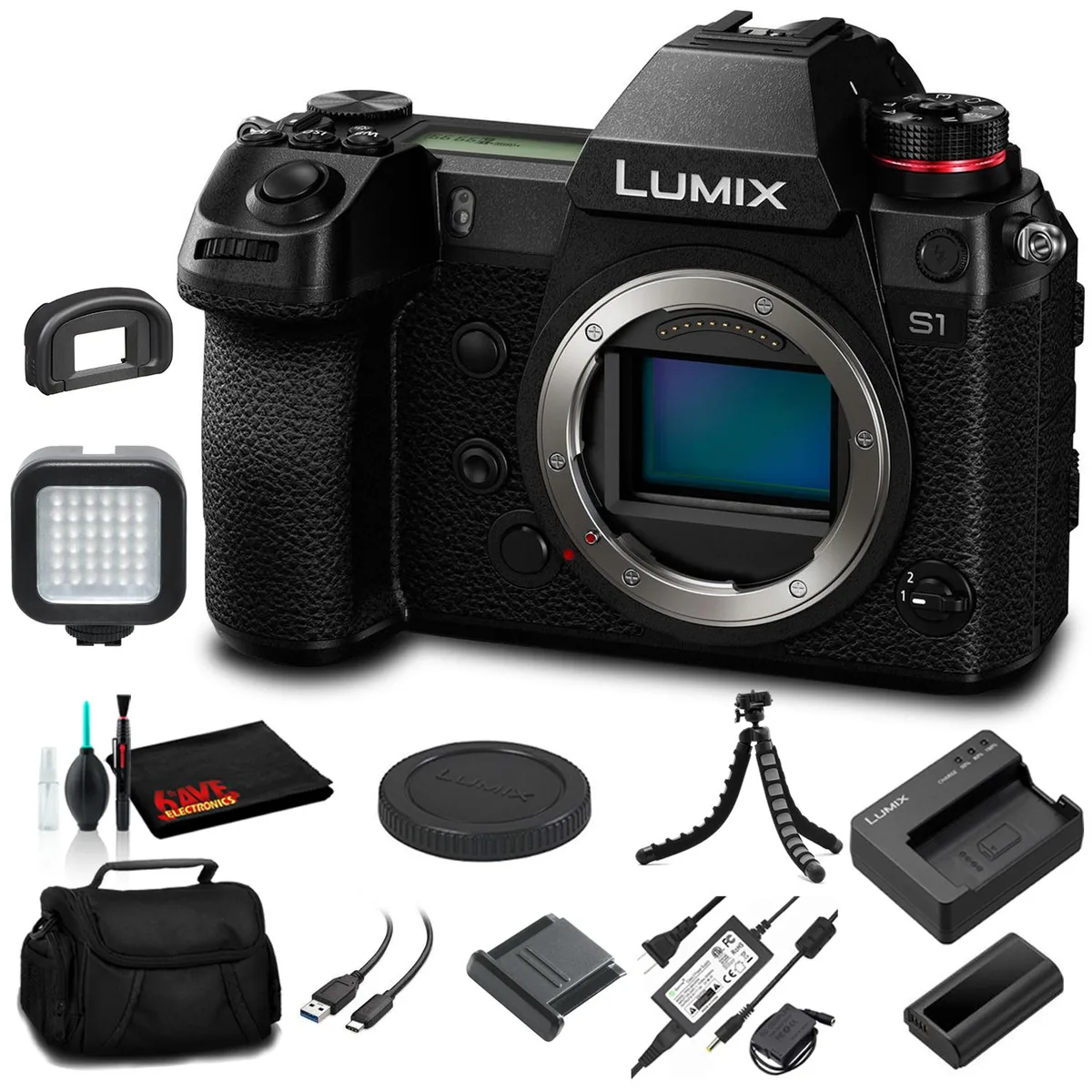 Panasonic Panasonic Lumix DC-S1 Mirrorless Camera Kit 24.2MP 6K24p — product photo