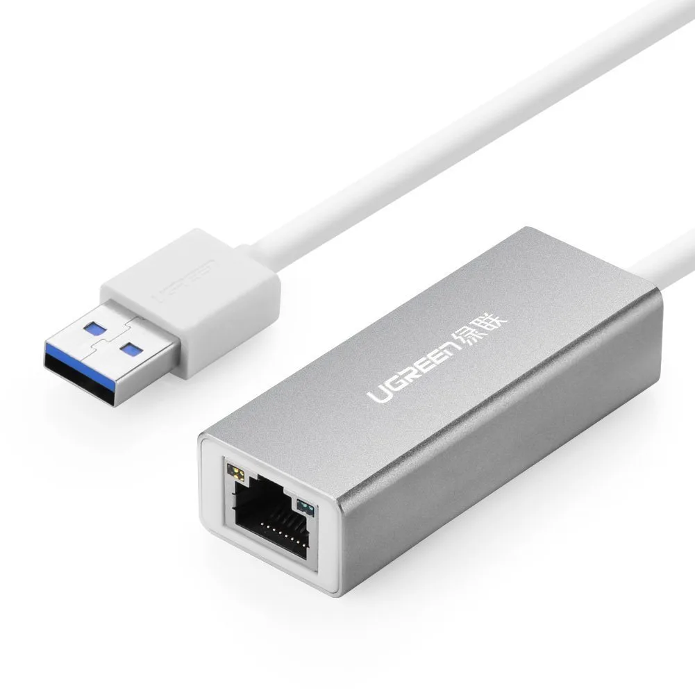 TeKit TeKit USB 3.0 to RJ45 Gigabit Ethernet Adapter Silver 20258 — product photo