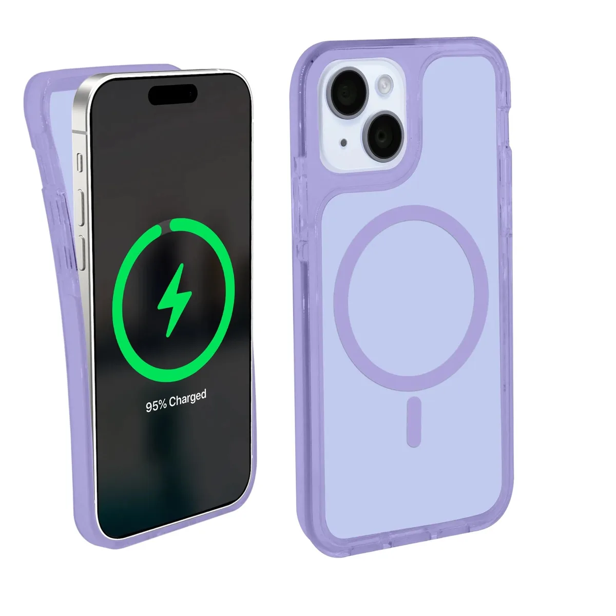 No Sew No Sew Magnetic Velo Phone Case Purple iPhone 12 13 14 15 16 — product photo