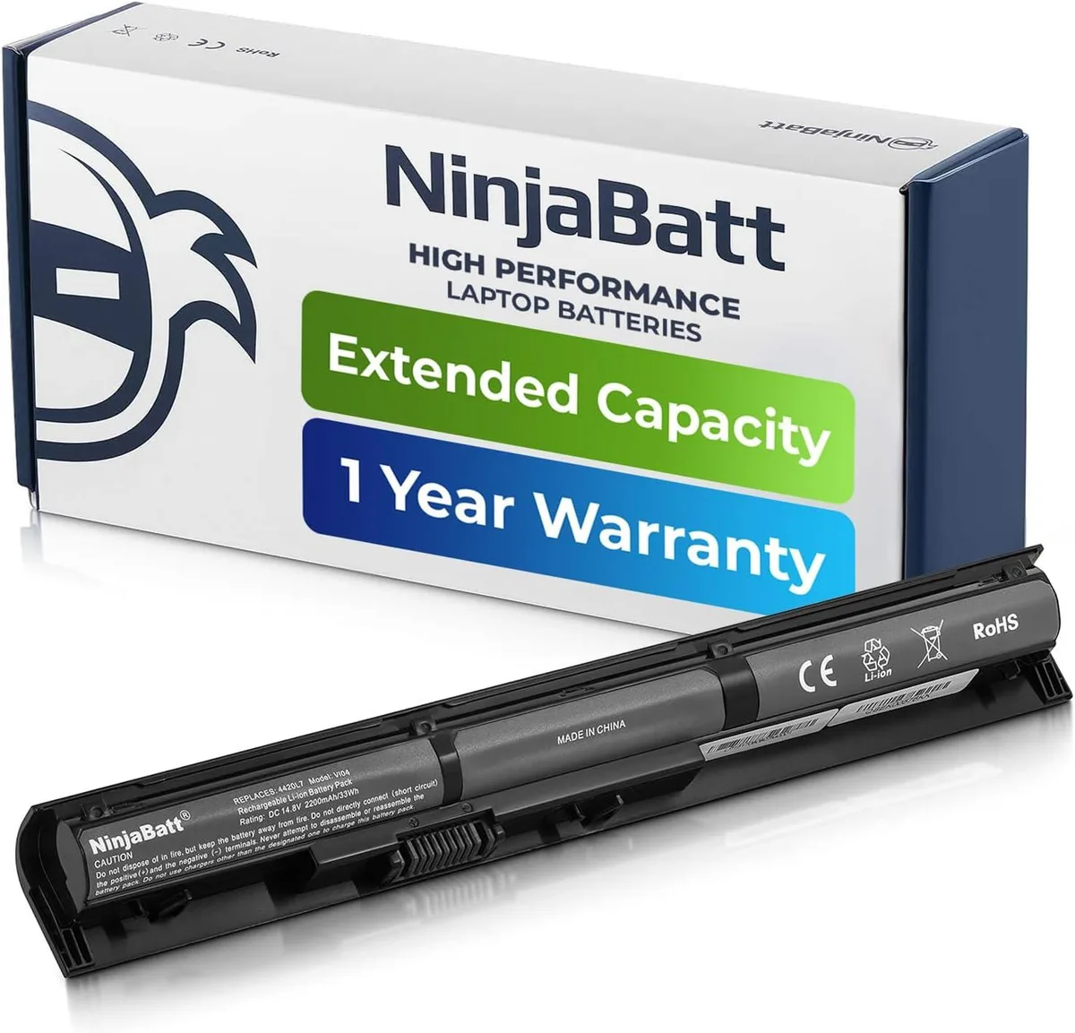 TAURKENAM TAURKENAM 4-cell 2200mAh 14.8V laptop battery for HP 756743-001 V104 vi04 756744-001 Envy 14 15 17 Probook 450 — product photo
