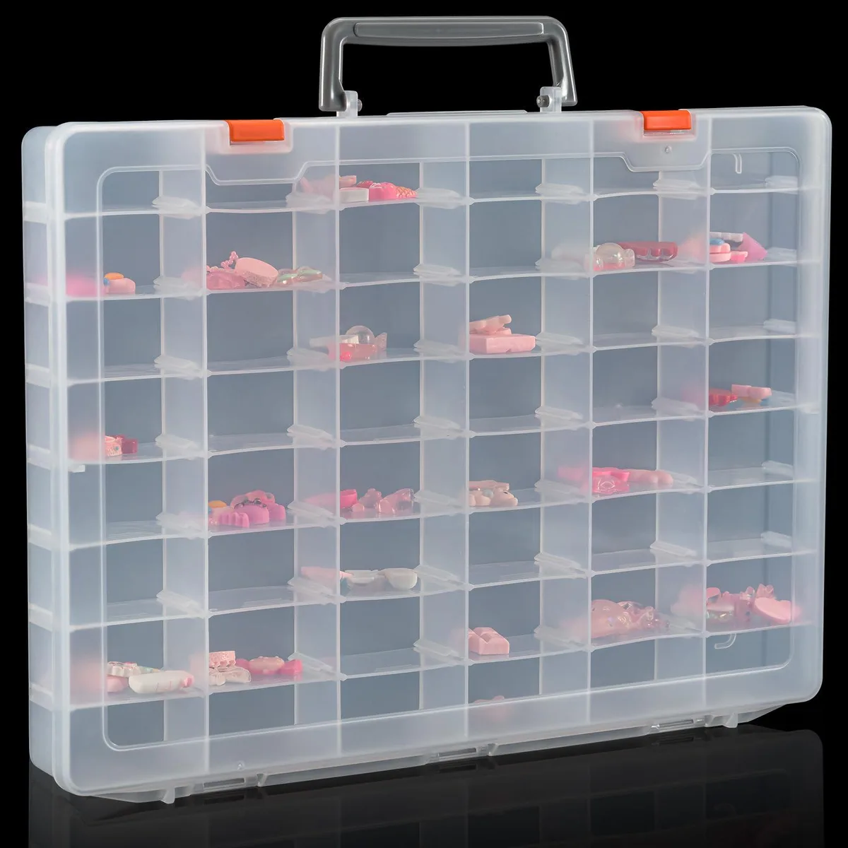  Samsill Udefineit 48-Grid Clear Organizer Box 36.2×26.2×4.2 cm — product photo