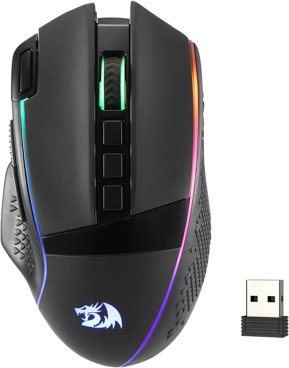 Redragon Redragon RED-M991-R3BK gaming mouse 26000 DPI 9 buttons 3-mode — product photo