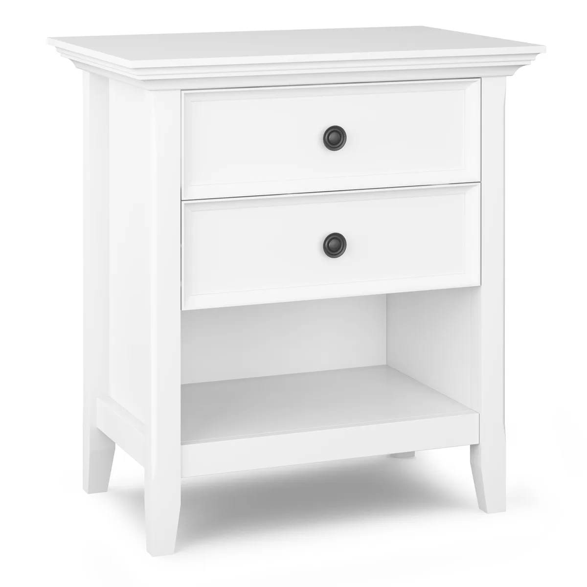 tuphen tuphen Amherst Bedside Table White 16" D 24" W 26" H — product photo