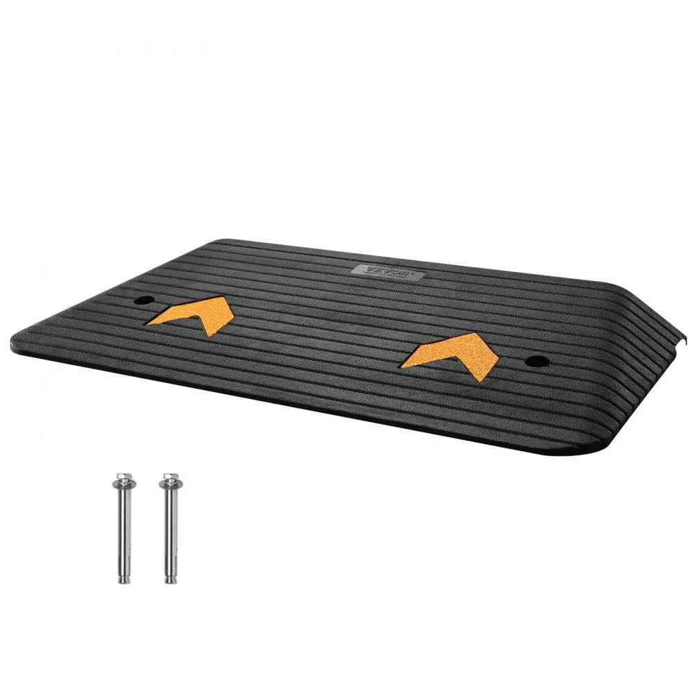 VEVOR VEVOR Rubber Threshold Ramp 3" Rise 1 Channel 35.5" L x 18" W x 3" H 33069 lbs — product photo