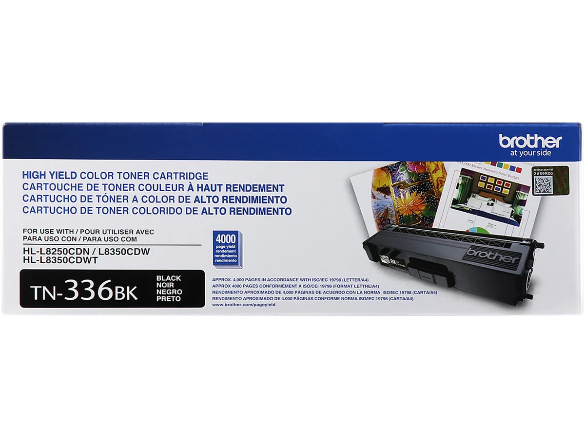 Brother Brother TN336BK Black High Yield Toner Cartridge 4000 Pages — product photo