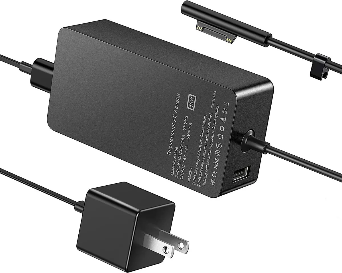 myVolts myVolts 65W Surface Pro Charger with USB Port — product photo