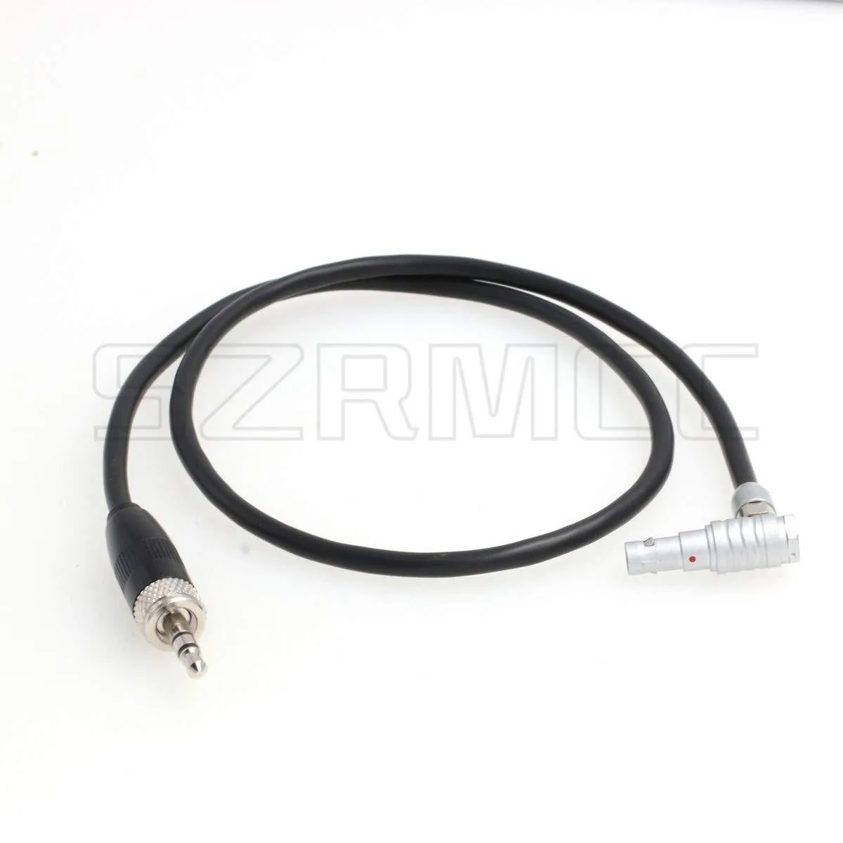 Alphacool locking 3.5mm TRS to right-angle 00B 5-pin audio cable 50cm