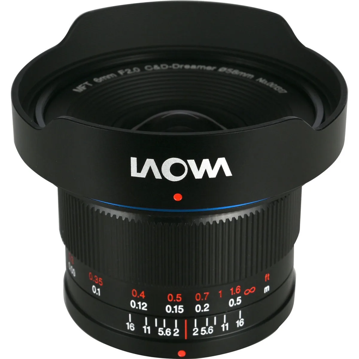 Venus Optics Venus Optics Laowa 6mm f/2 Zero-D Micro Four Thirds camera lens — product photo