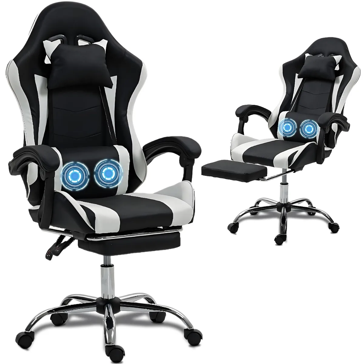 Fantasylab Fantasylab Gaming Chair with Massage Lumbar Support — product photo