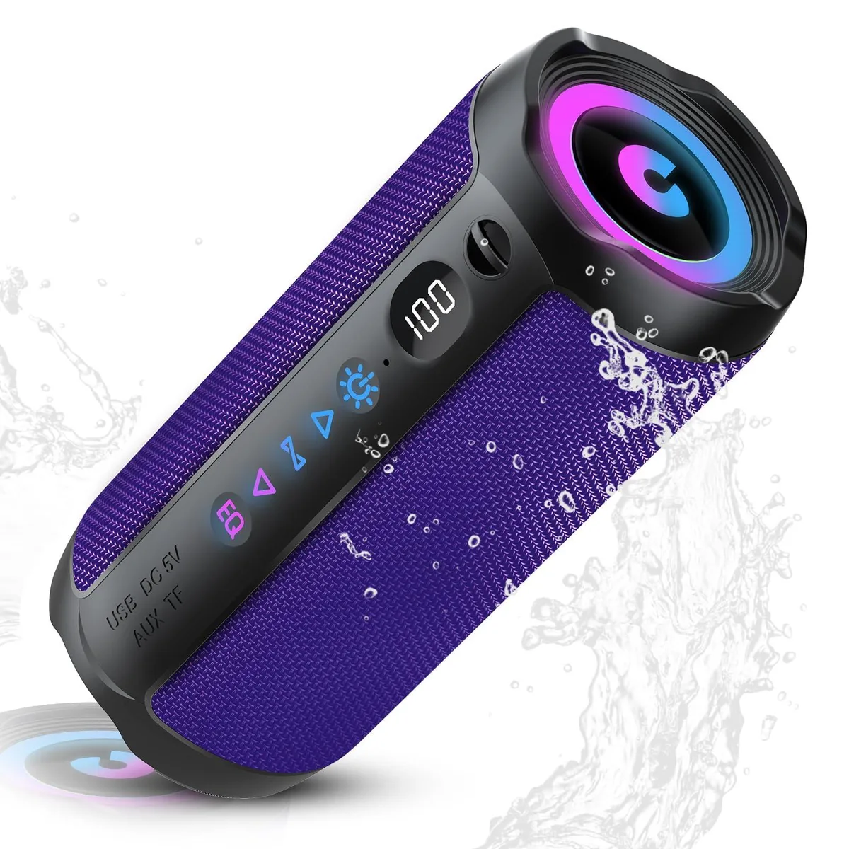  coioc S18 portable speaker 25 W Bluetooth 5.4 Purple — product photo