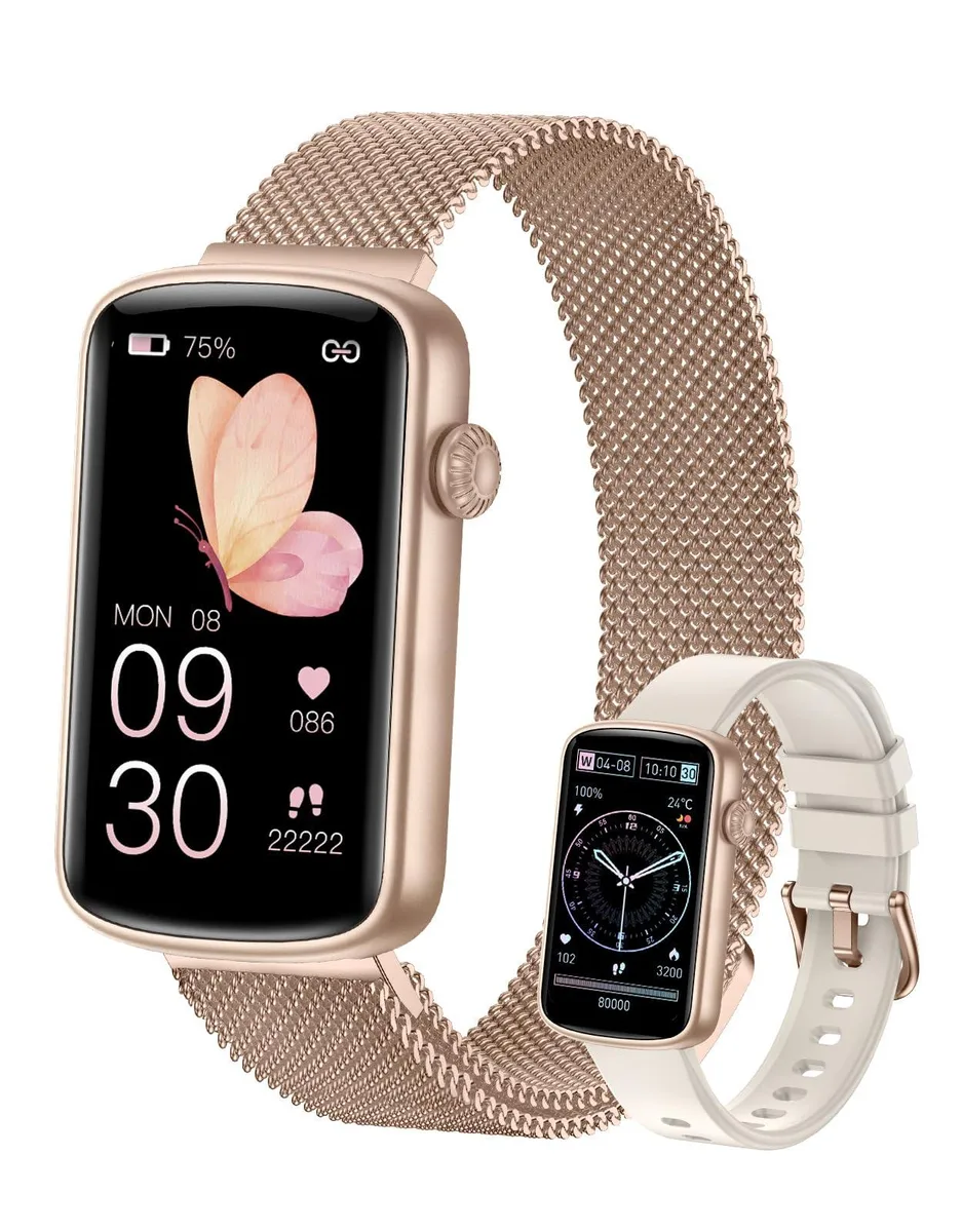 Generic WP-L2B-SL Smart Watch 1.47" Gold 18mm Band 24 Sports IP68 5 Days — product photo