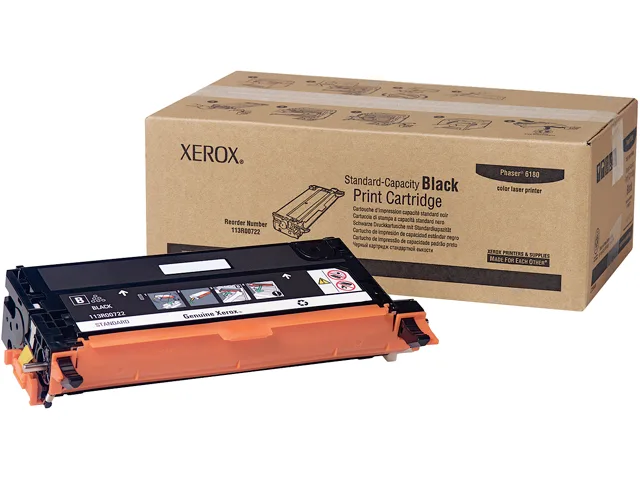 XEROX XEROX 113R00722 Black Toner Cartridge 3000 Pages — product photo