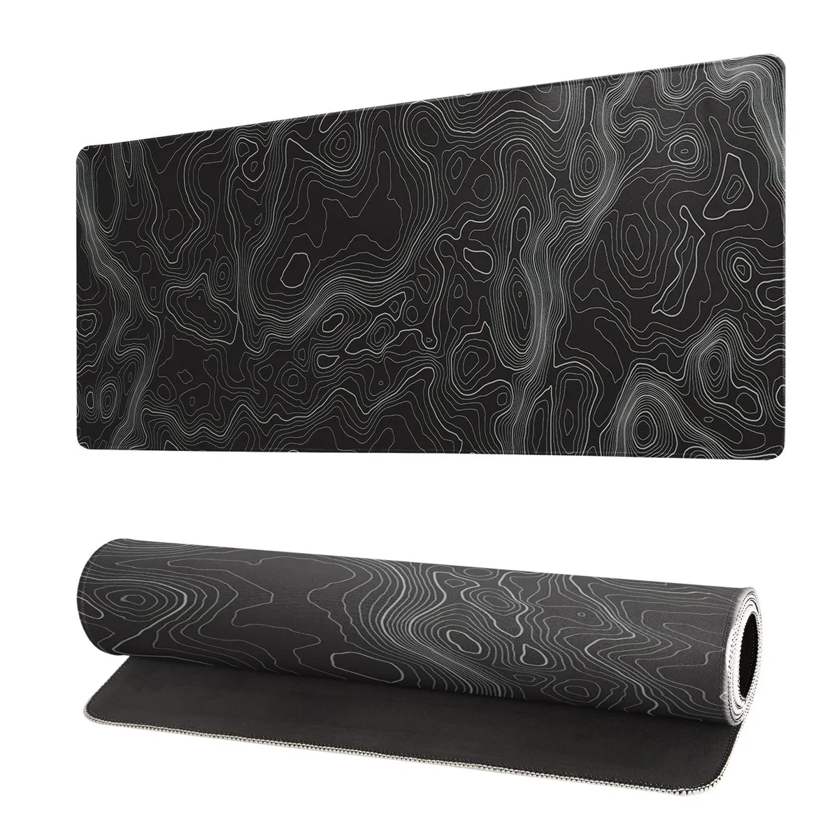  Siski qh920mp4 Topographic Contour Extended Mouse Pad 27.6x11.8 Inch — product photo
