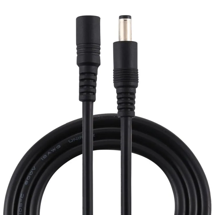 eForChina eForChina DC Power Extension Cable 5.5 x 2.1mm Female to Male 1.5m Black — product photo