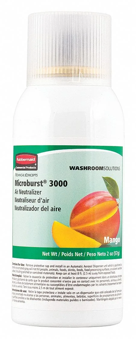 Rubbermaid Commercial Rubbermaid Commercial FG401690 Microburst 3000 Mango Refill 2.6oz 12pk — preces foto