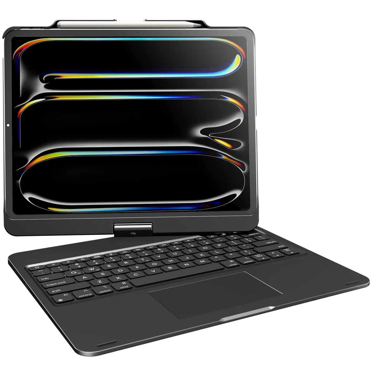 Bipra Bipra Wireless Keyboard Case 13 inch 360 Hinge Trackpad RGB Black — product photo