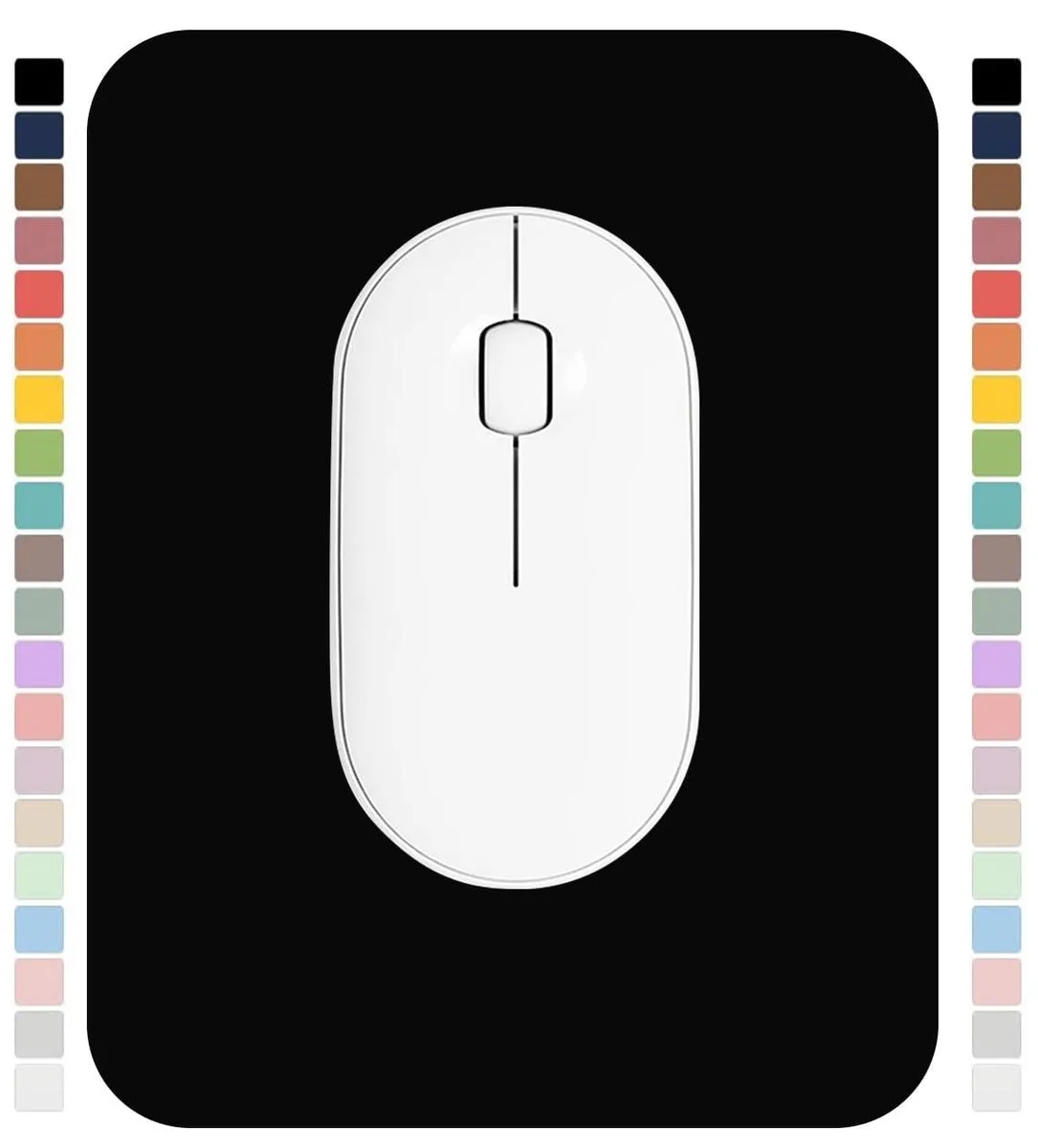  ZYAOTWQZ Small Mouse Pad 8.0 x 6.0 in Black — product photo