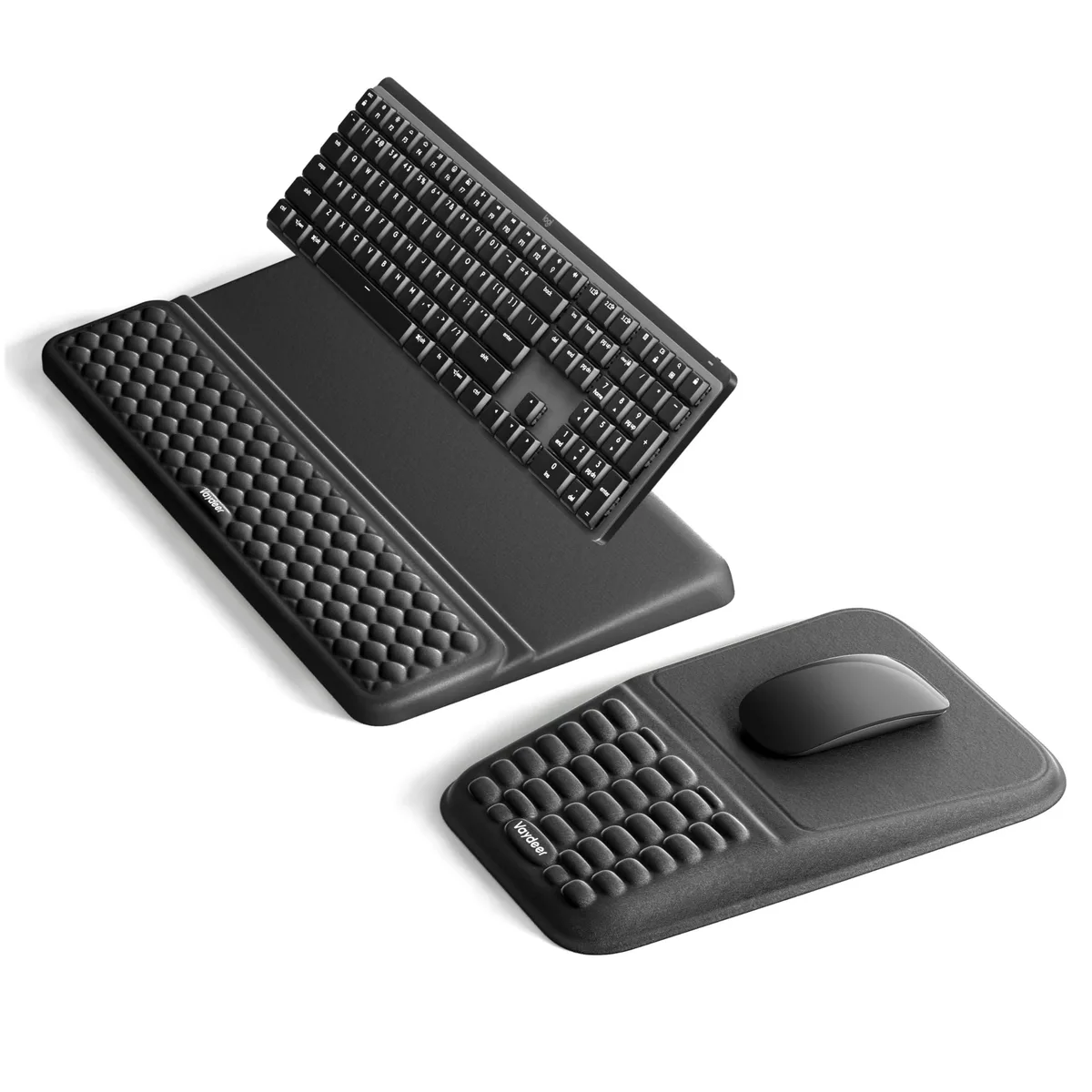 Vaydeer STK#011 Keyboard Stand & Mouse Pad Set Green — product photo