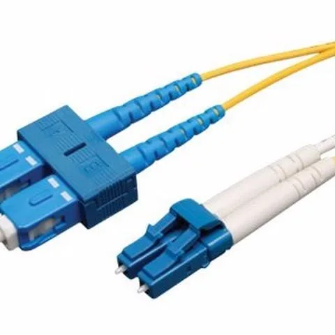 Tripp Lite Tripp Lite N366-05M 5m duplex singlemode 8.3/125 fiber patch cable LC/SC 16.4 ft yellow — product photo