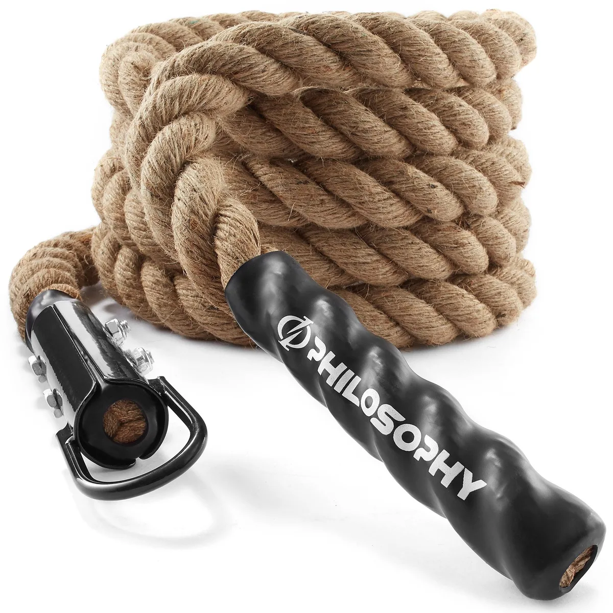 Philosophy Gym Philosophy Gym 15 FT Climbing Rope 1.5 Inch Diameter — product photo