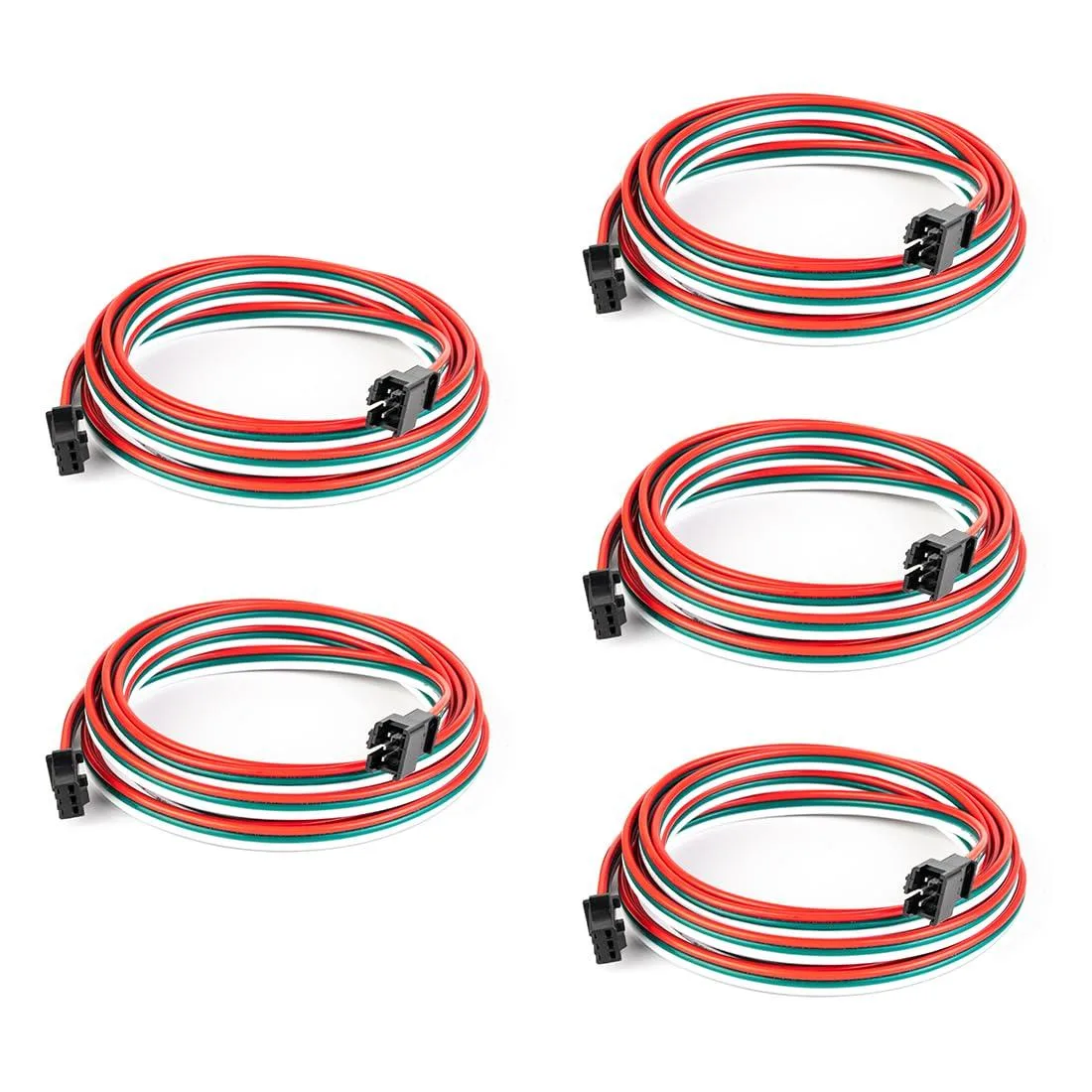 KEHIPI KEHIPI 5 Pcs 20AWG 3 Pin JST SM Extension Cable 1m — product photo