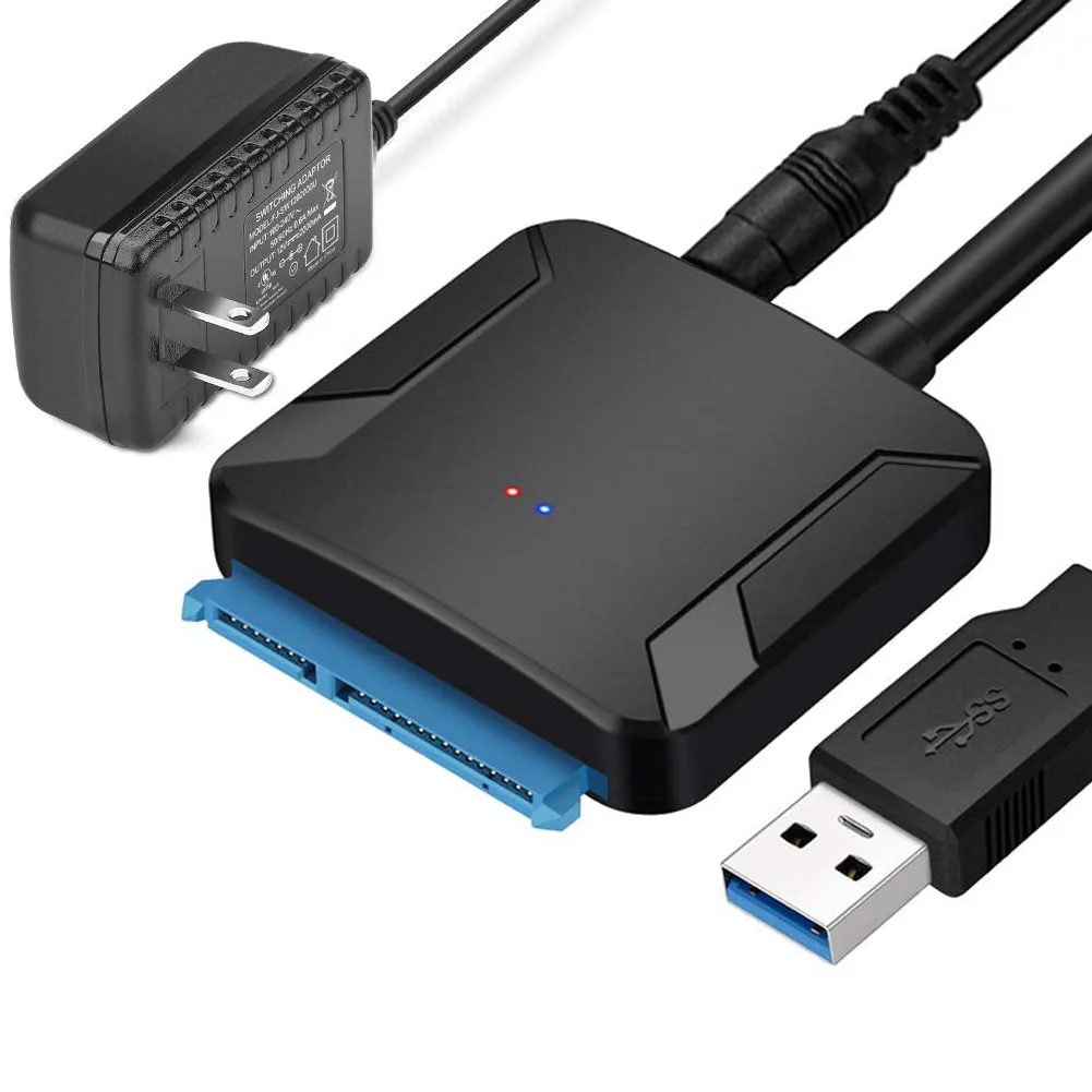 Jansicotek Jansicotek USB 3.0 to SATA 2.5/3.5in Hard Drive Adapter UASP 12V 2A Power — product photo