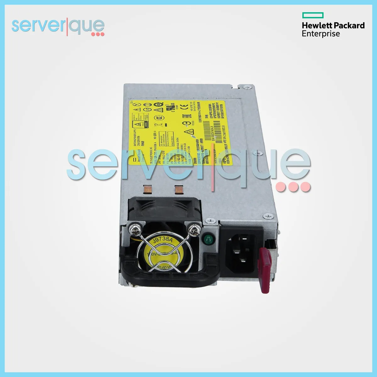 HP HP X332 J9738A 575W 100-240V AC 54V DC Power Supply — product photo