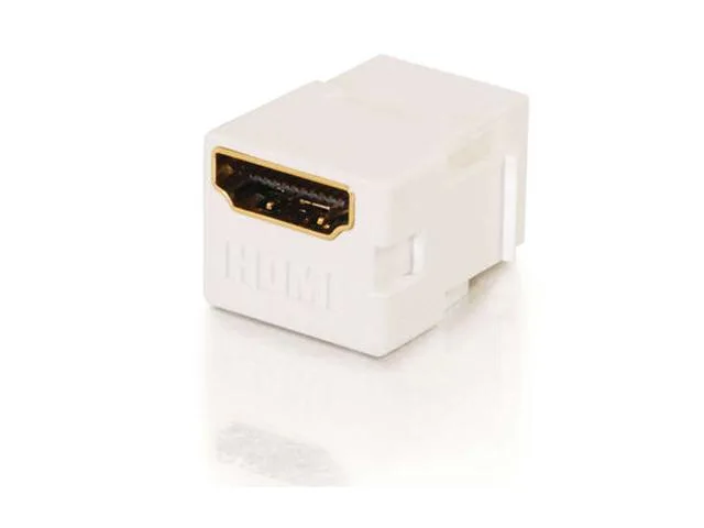 Cables To Go Cables To Go 03345 HDMI F/F Keystone Insert Module White — product photo