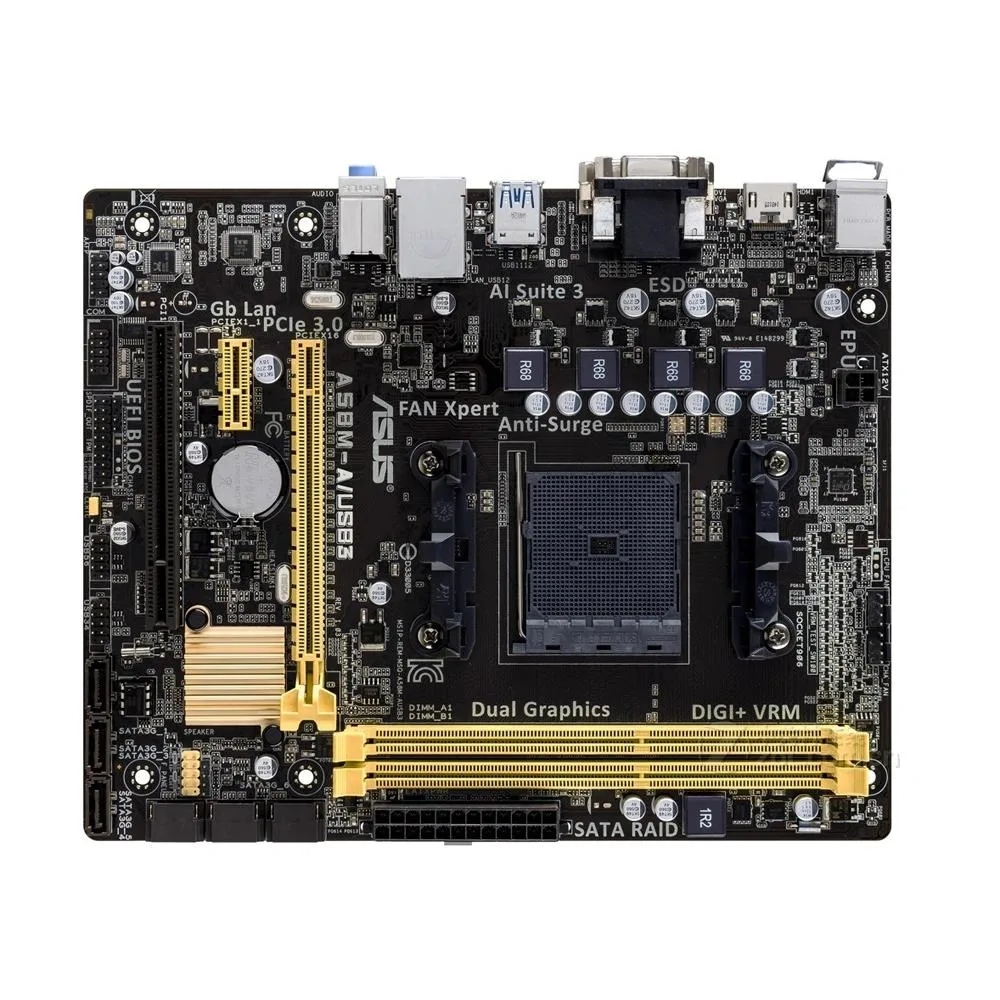 ASUS ASUS A58M-A/USB3 AMD A58 DDR3 32GB Micro ATX Motherboard — product photo
