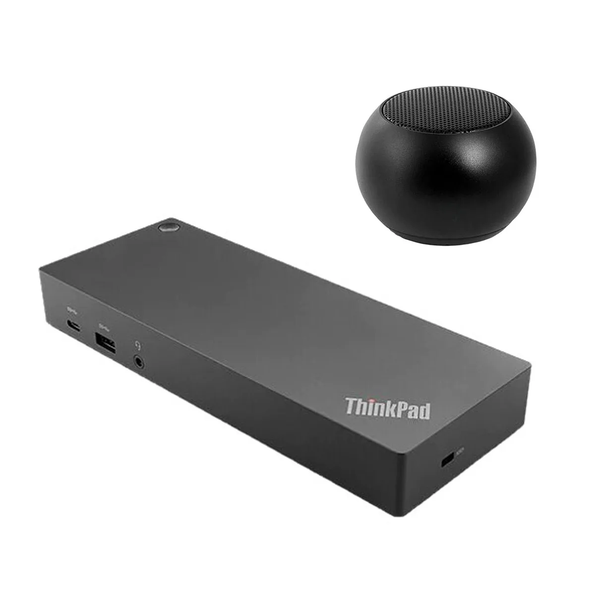 Lenovo Lenovo ThinkPad Universal Thunderbolt 4 Dock 100W with Bluetooth Mini U Speaker — product photo