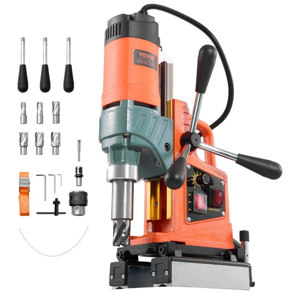VEVOR VEVOR Magnetic Drill Press 1400 W 50 mm 750 RPM 6 Bits — product photo