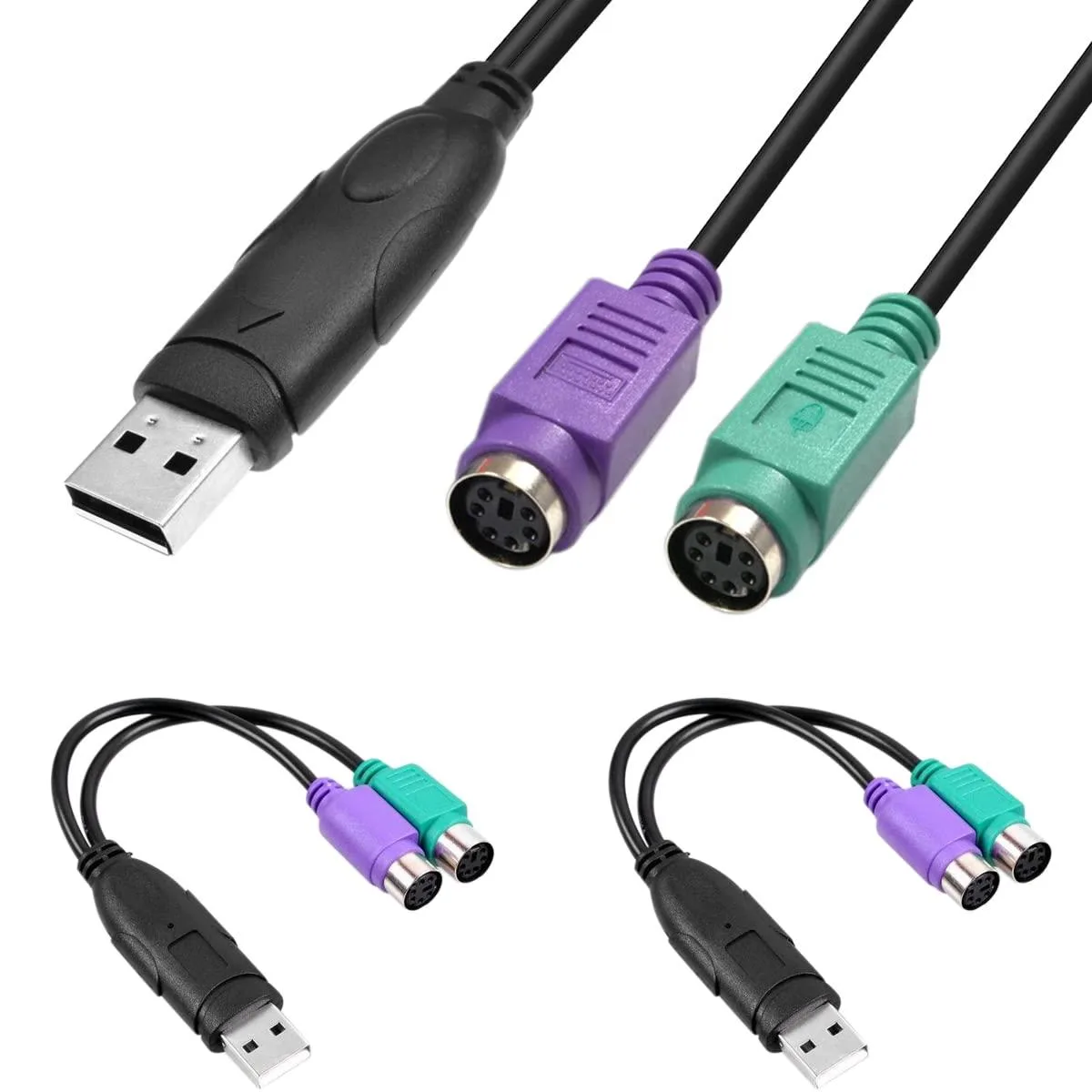 No Sew No Sew NR-US-450 PS/2 to USB adapter 2 pcs 20 cm — product photo