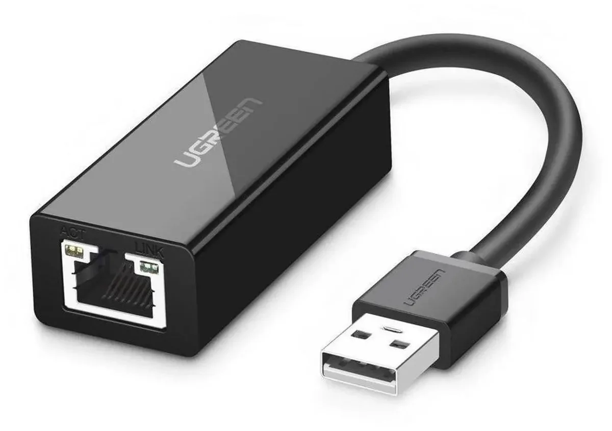 SMUGDESK SMUGDESK USB 2.0 10/100Mbps RJ45 Ethernet Adapter Black — product photo