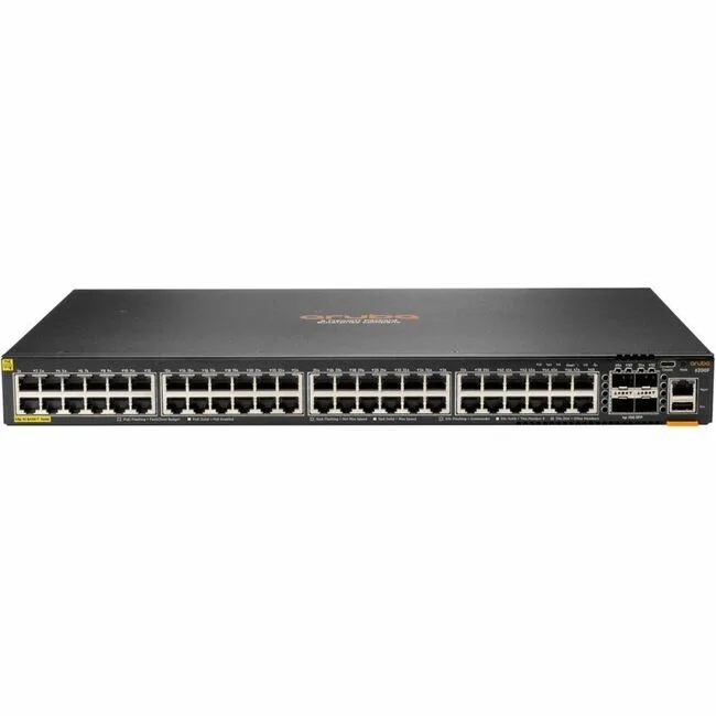HPE HPE Aruba CX 6200F JL728B#ABA 48G Class 4 PoE 4SFP+ 740W network switch — product photo