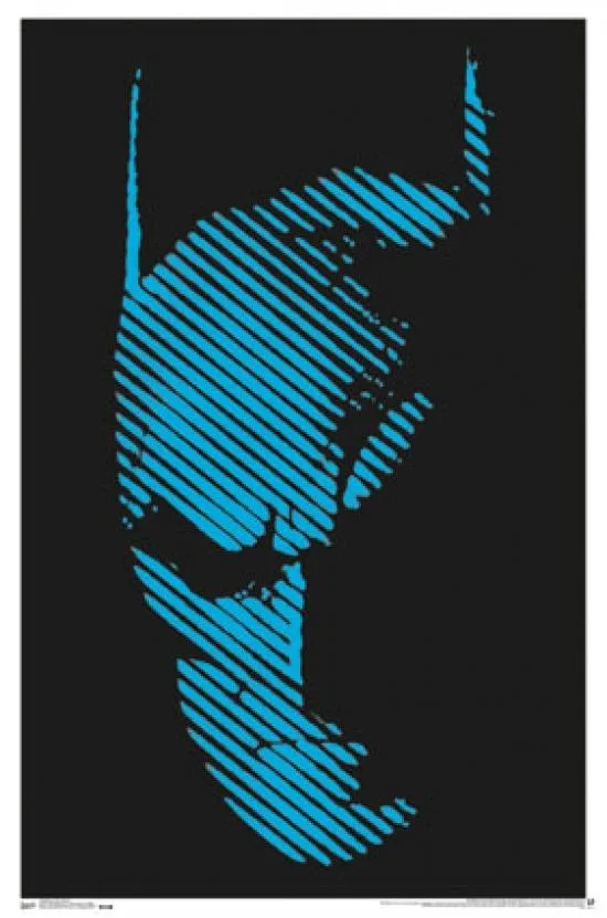 Batman poster on heavy paper, rolled in tube