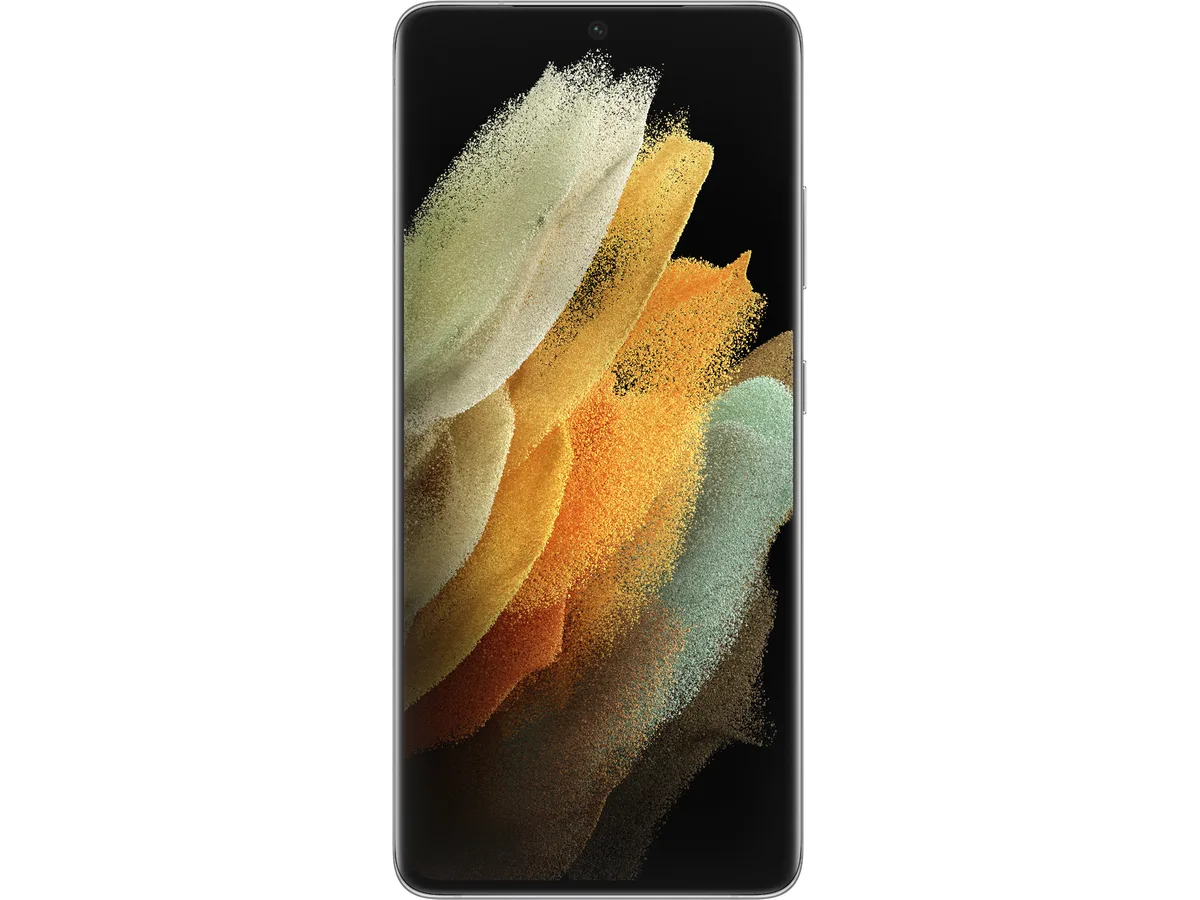 SAMSUNG SAMSUNG SM-G998UZSAXAA Galaxy S21 Ultra 5G 128GB 12GB RAM Phantom Silver cell phones - unlocked — product photo