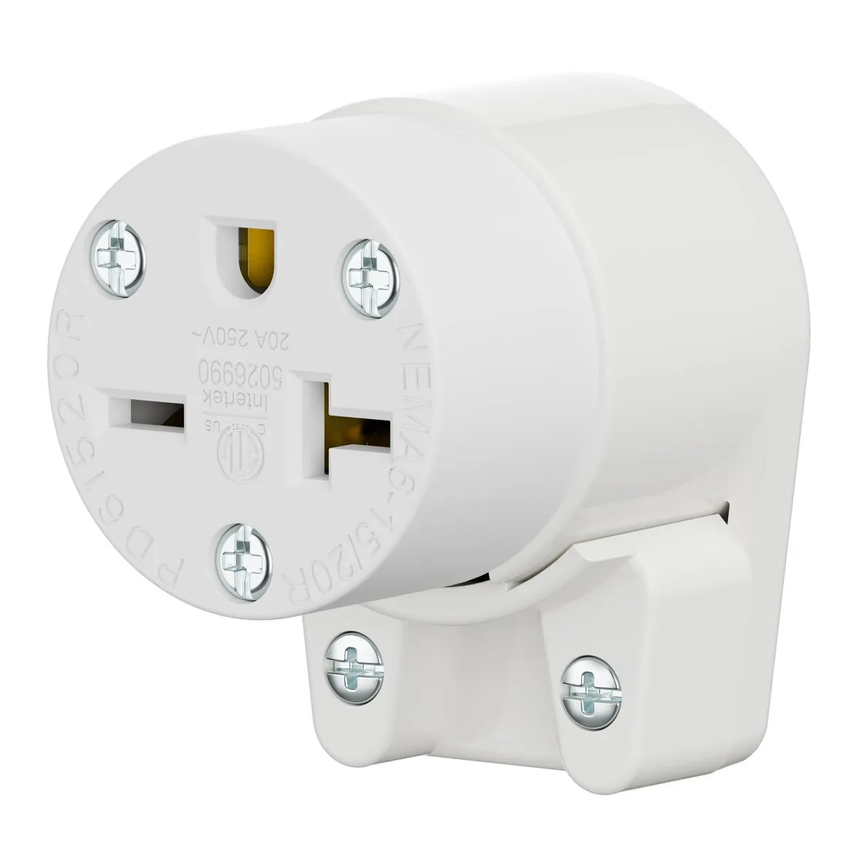 LORDWORLD LORDWORLD NEMA 6-15/6-20R Female Socket 15/20A 250V White — product photo