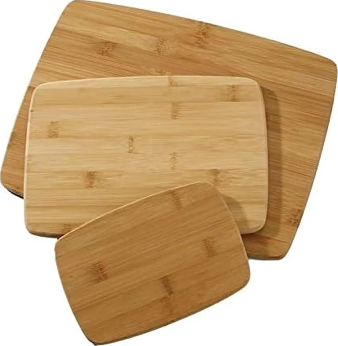 Farberware Bamboo Cutting Board Set of 3 — 11x14, 8x10, 8x5.5 in — product photo