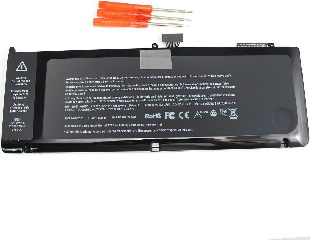 TAURKENAM TAURKENAM A1321 laptop battery for MacBook Pro 15" 2009-2010 — product photo
