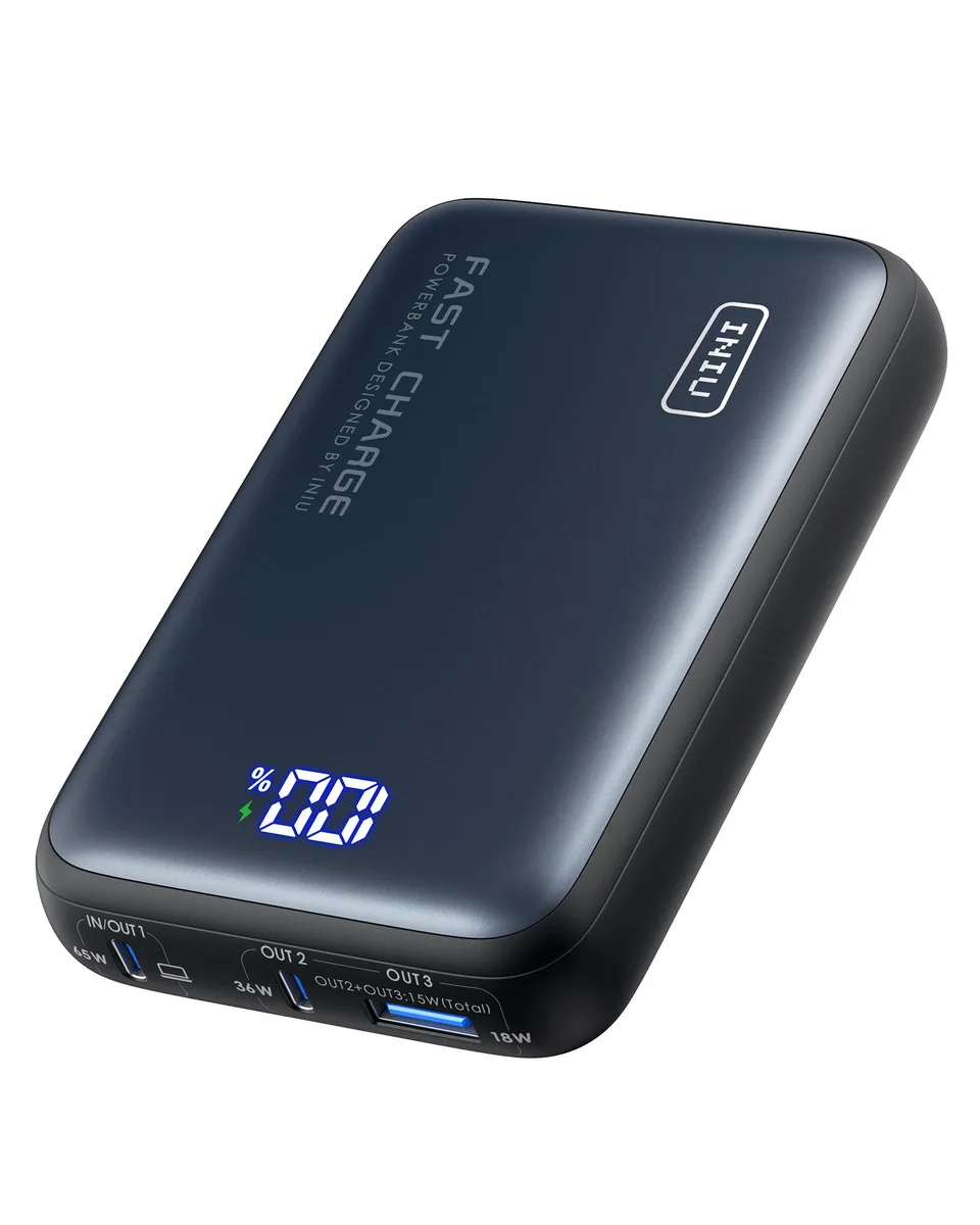 INIU INIU P62-P1 65W 20000mAh power bank — product photo