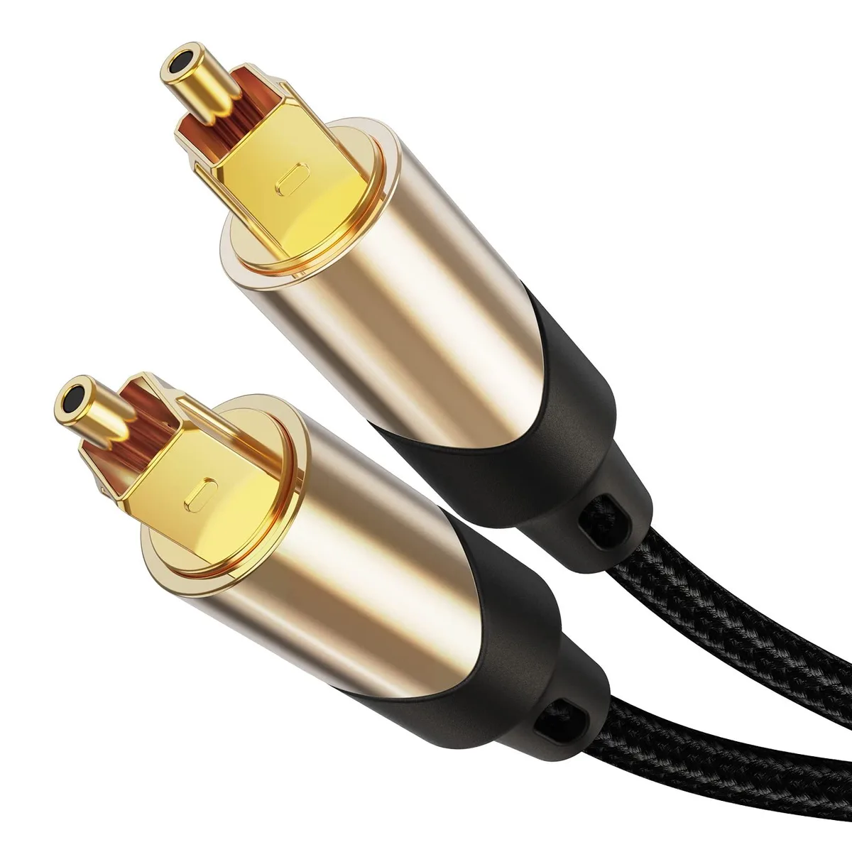 KEHIPI KEHIPI 10FT Toslink Digital Optical Audio Cable Male to Male Gold-Plated 24K — product photo