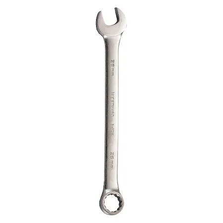 Westward 26 mm combination wrench satin finish offset head 13 5/8 in length