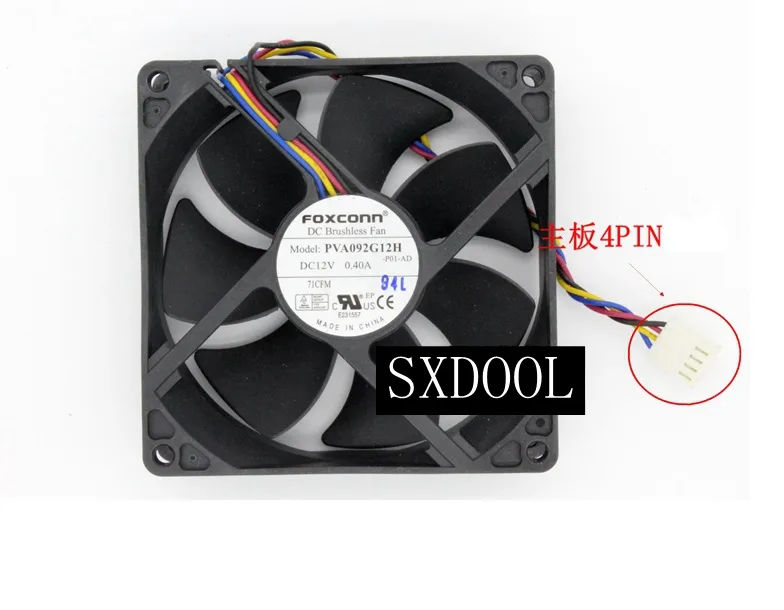 SXDOOL SXDOOL PVA092G12H 92 mm case fan 12 V 0.40 A 900-3600 rpm — product photo