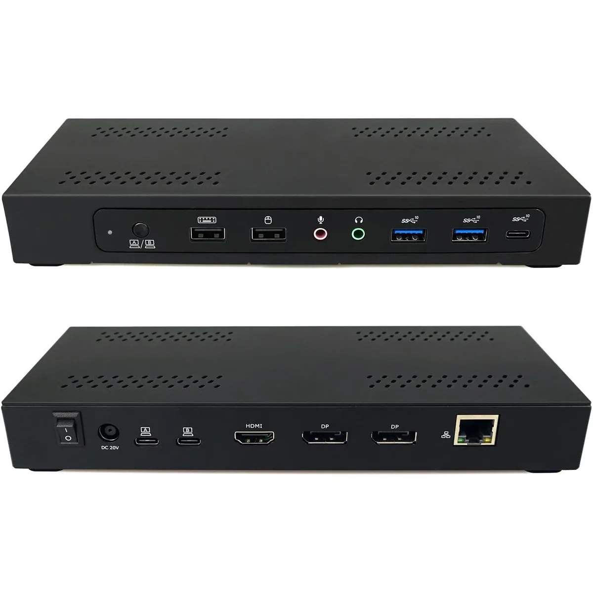 Maxtek Maxtek MX-DS-U3B01 Dual Host Triple 4K Docking Station — product photo