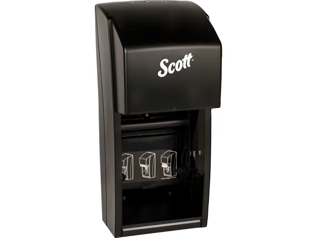 Scott Scott 09021 Double Roll Tissue Dispenser Smoke 6.0 x 13.6 x 6.6 — product photo