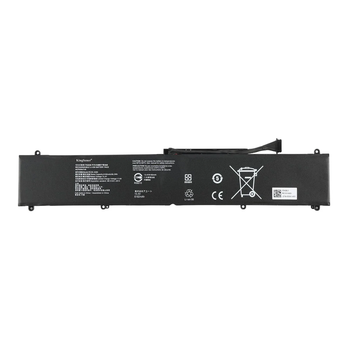 KingSener KingSener RC30-0483 laptop battery 15.4V 6182mAh 95.2WH — product photo