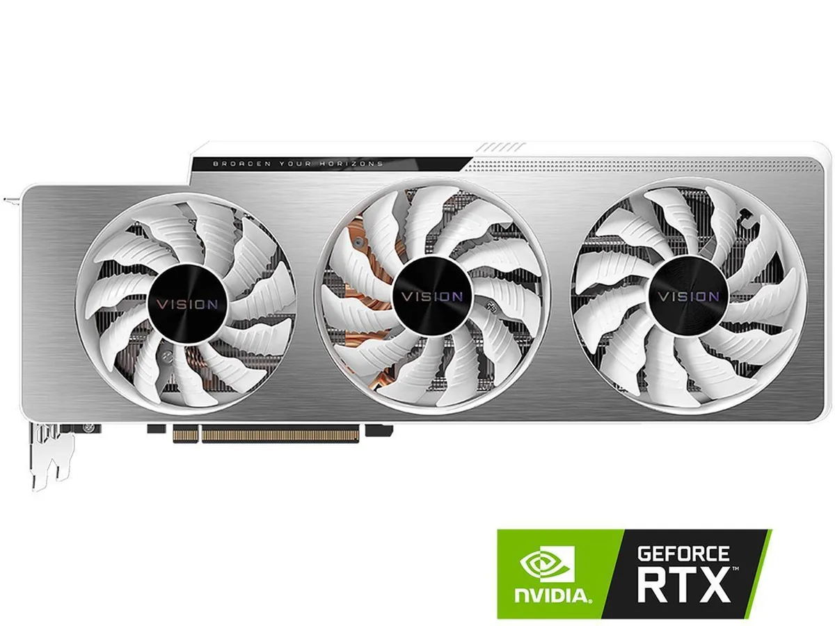 GIGABYTE GIGABYTE Vision RTX 3080 Ti 12GB GDDR6X graphics card — product photo